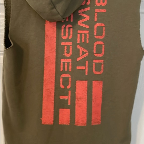 Under Amour Blood Sweat Respect X project Sleeveless Hoodie - Picture 2 of 5